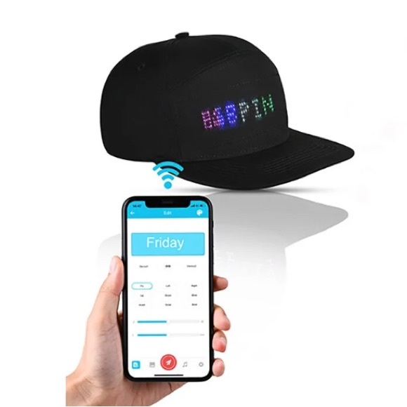 LED Bluetooth Customizable Hat - Picture 6 of 8